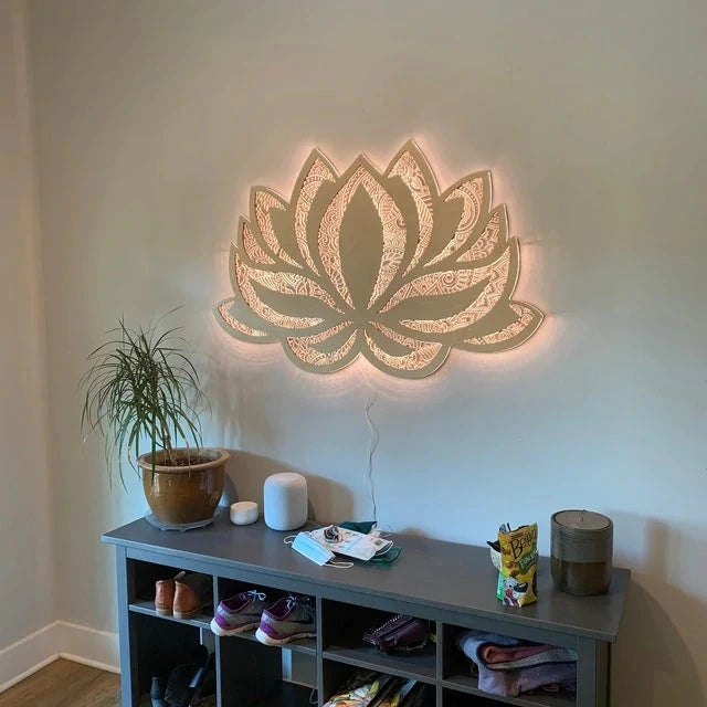 Lotus Flower Wall Light