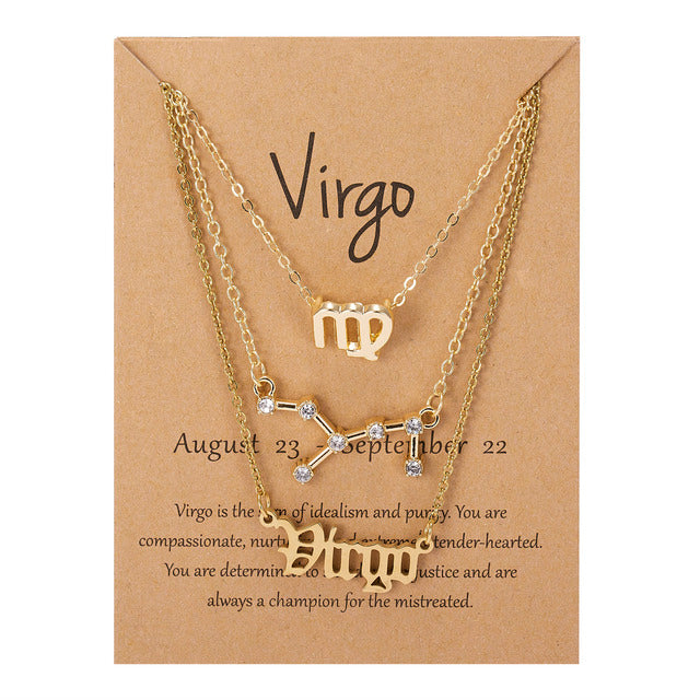 Celestial Zodiac Necklaces [Buy 1 Get 2 FREE when you add 3 to your cart]